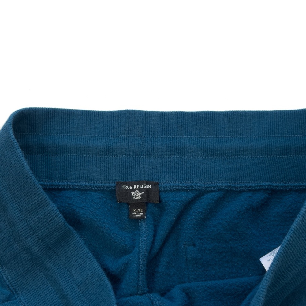 True Religion Women’s Hoodie & Joggers Set Fleece Zip-Up Size XL - Blue - Picture 9 of 10